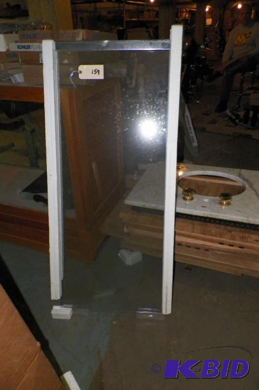 lot 159 image: Kohler Glass Sliding Door Set for shower 23 x 55