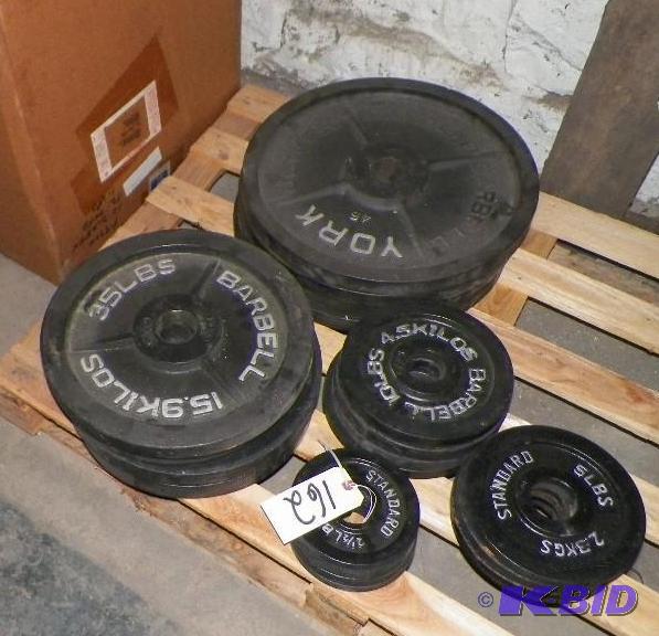 lot 162 image: Olympic Weights