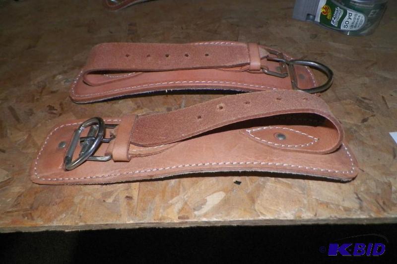 lot 58 image: 2 AnkleWrist Straps Leather