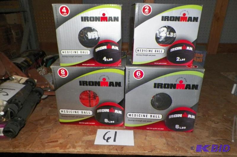lot 61 image: Iron Man Medicine Ball Set