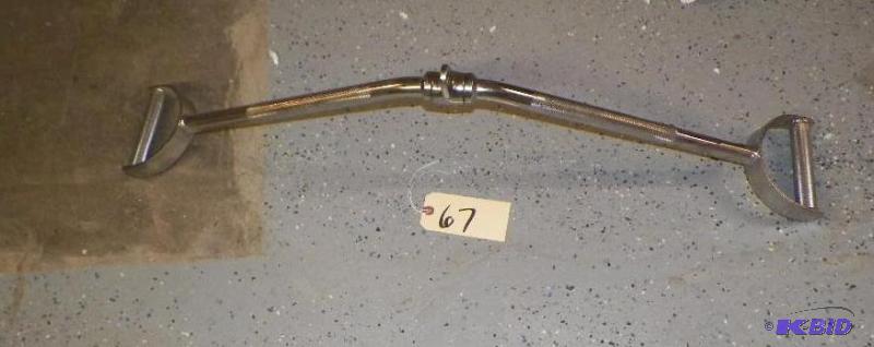 lot 67 image: Curved Pull Down Bar