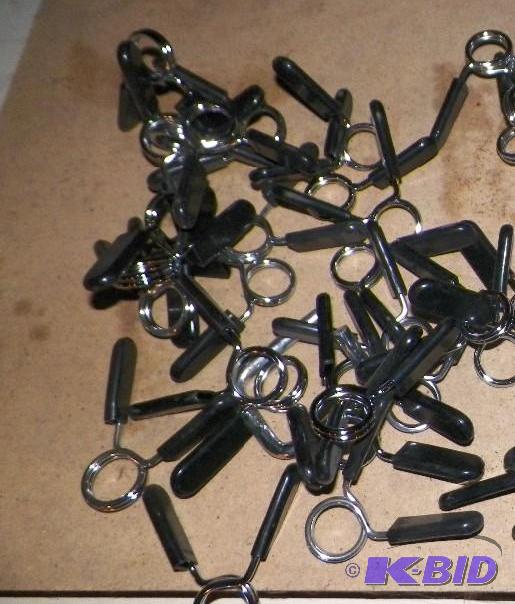 lot 99 image: 24 small bar clamps