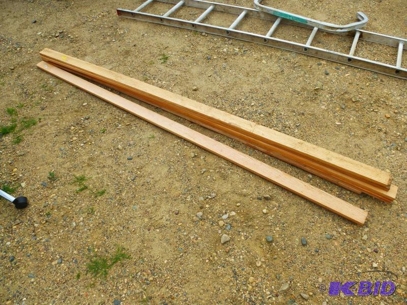 Solid Oak boards 2 34&quot x 8 long 6 pie...