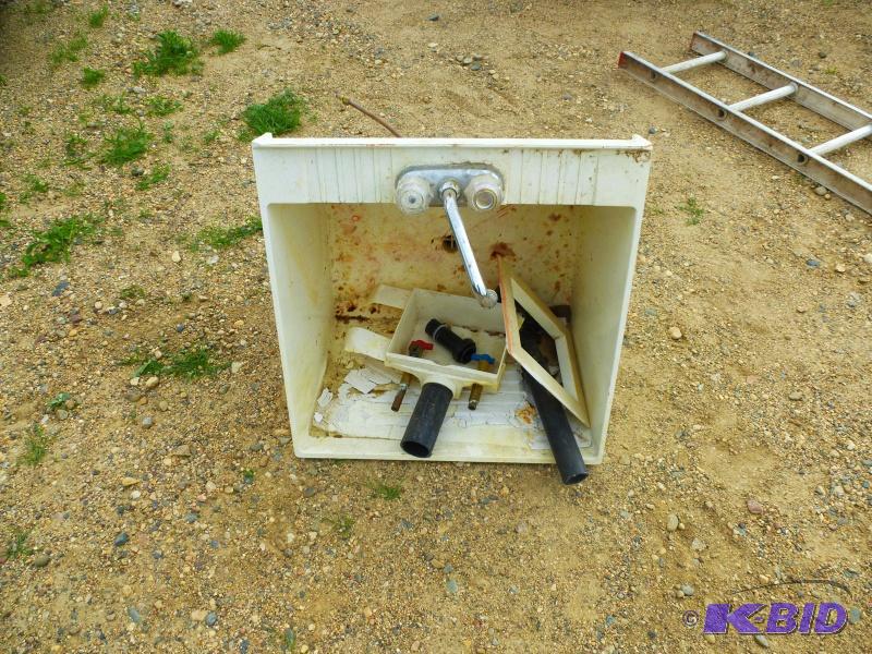 Salon sink PVC plastic wash sink....