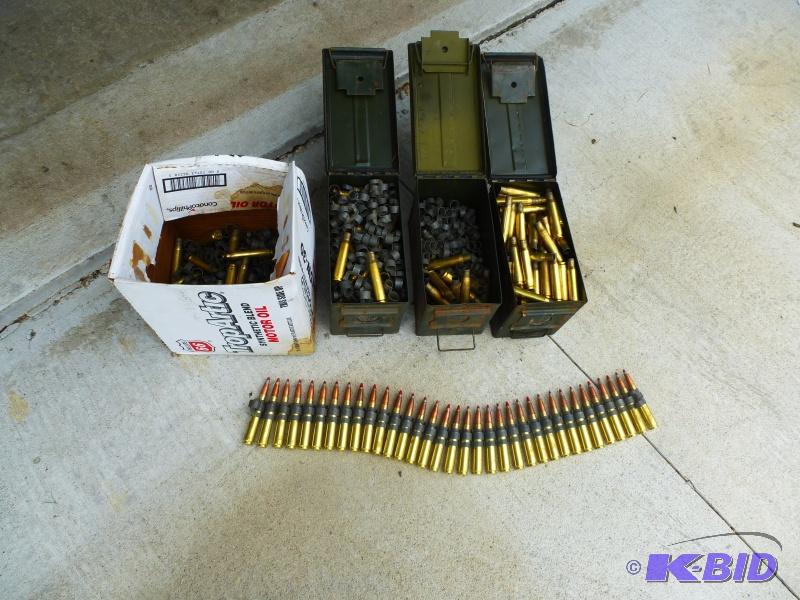 Military ammo 50 cal APIT&nbsp M-9 Linked a...