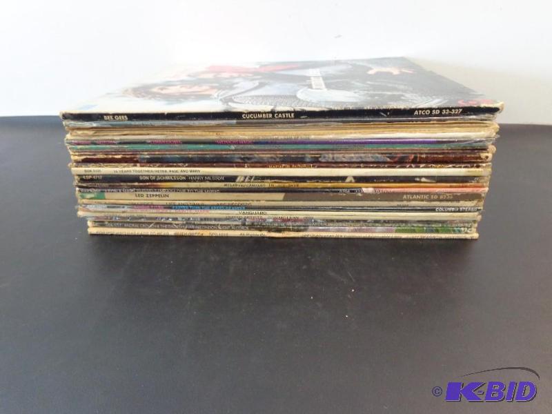 Lot of LP Record Various Artists with 22 Reco...