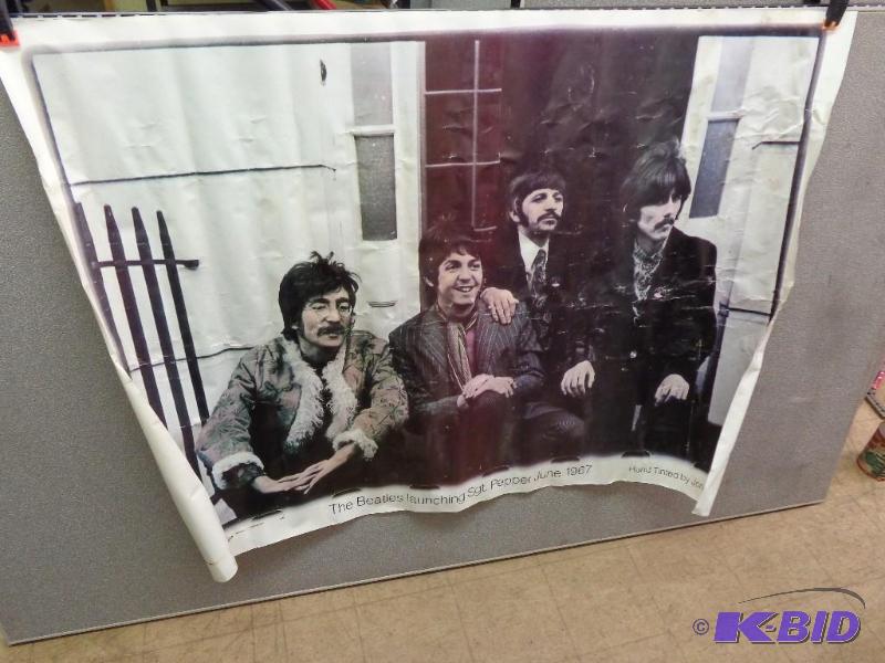 54&quot x 40&quot Beatles Launch of SGT Pep...