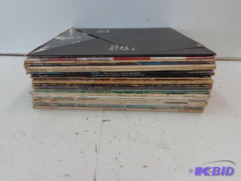 Lot of LP Records 23 Total Records of Various...