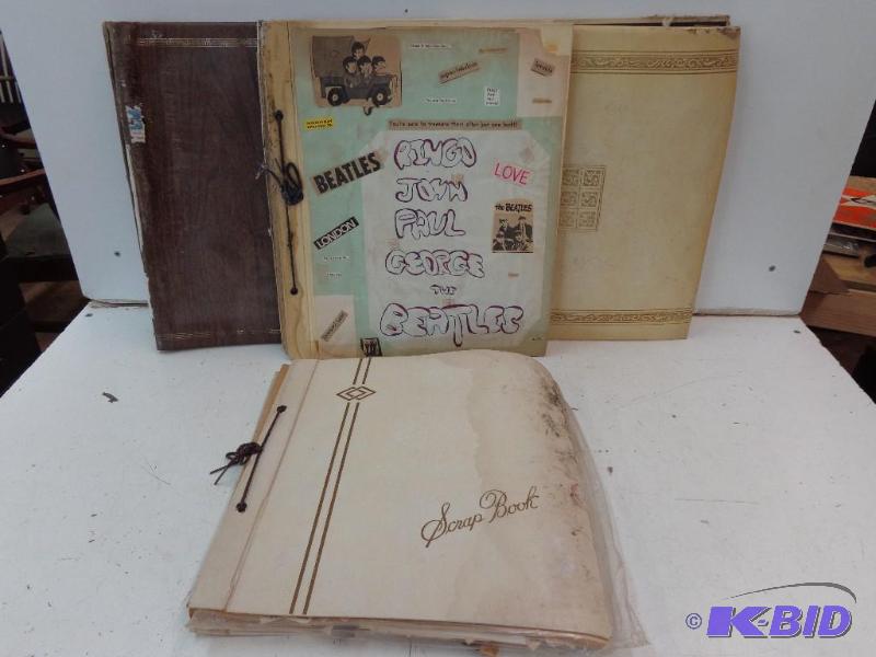 Four Scrap Books Full of Beatles Cut outs Fro...