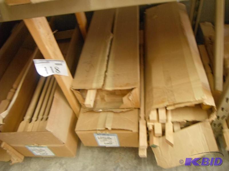 Oak Balusters 33&quot 17 Pieces plus 46 Piec...