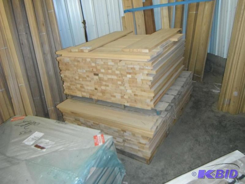 2 Pallets of Red Oak Stair Tread...
