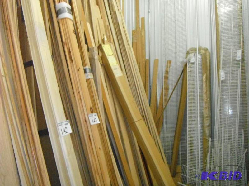 Misc lot of millwork various cuts, lengths an...