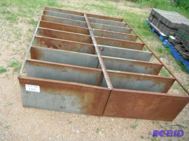 (2) 36x18x9 Metal Shelfs...