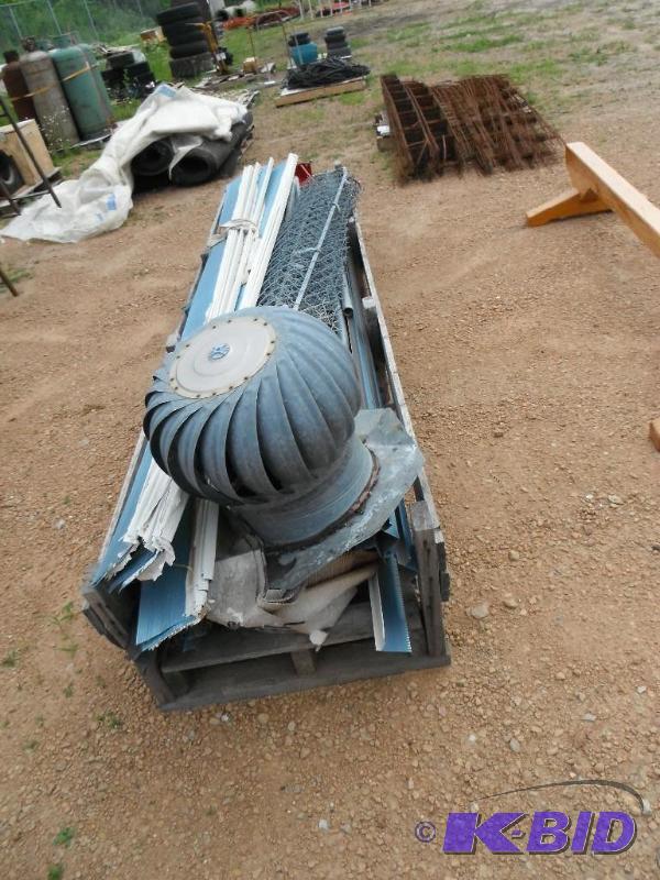 An assortment of items including Fence Poles,...