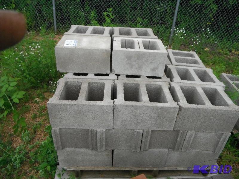 35 Cinder blocks...