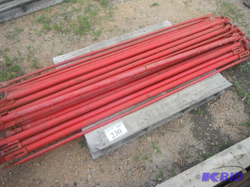 Lot of (21) 86&quot Scaffolding Safety Rails...