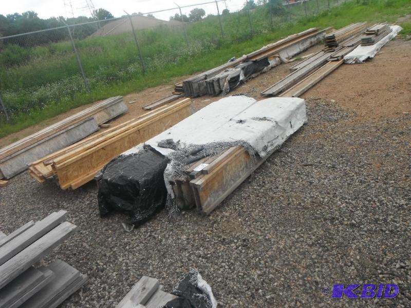 5 pallets of I beams various lengths&nbsp...