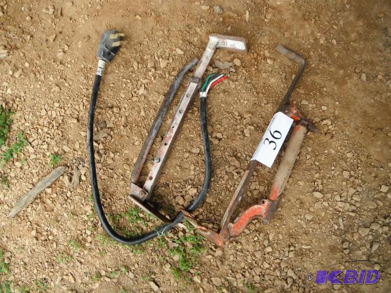 Lot of (2) Brick Tines (Carriers), and (1) Th...