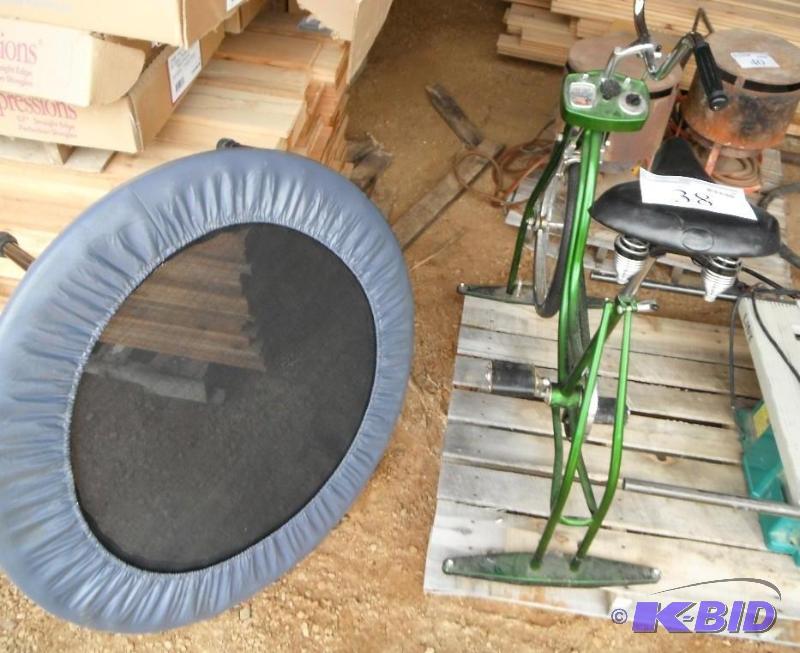 Schwinn Exerciser and Mesinger Trampoline&nbs...