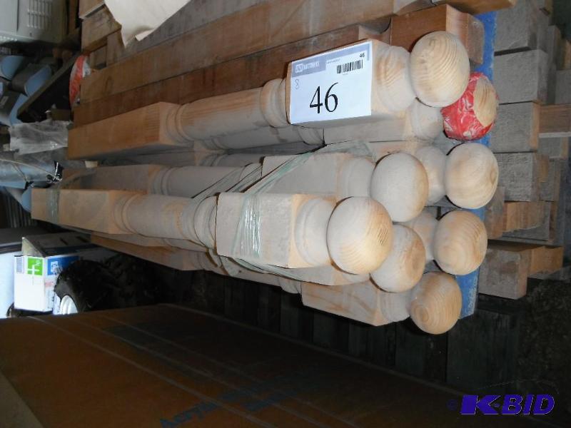 8 Pieces of 4&quotx46&quot Wooden Posts...
