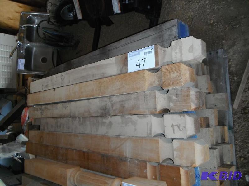 6 Pieces of 4&quotx54&quot Wooden Posts...