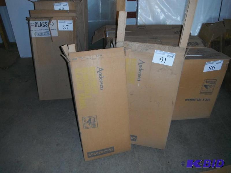 2 Boxes of 6 Each Andersen Basement Removable...