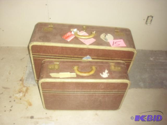 2 Vintage OSHKOSH Suit Cases....