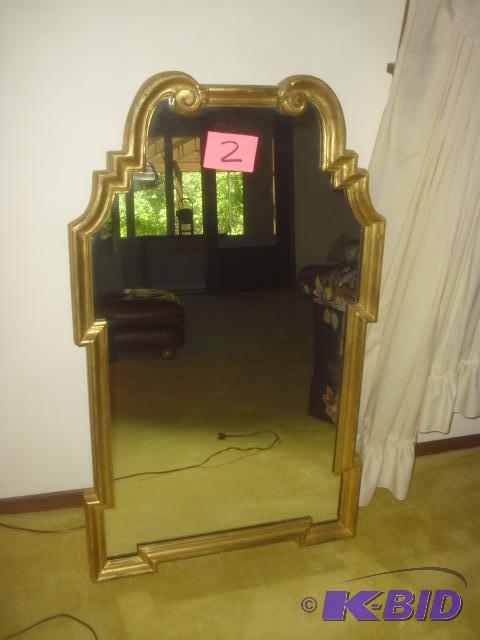LEBARGE Inc. Mirror. Gold color frame. VERY N...