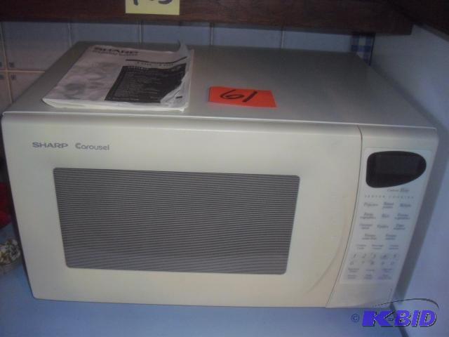 Sharp Microwave. Works well, but display does...