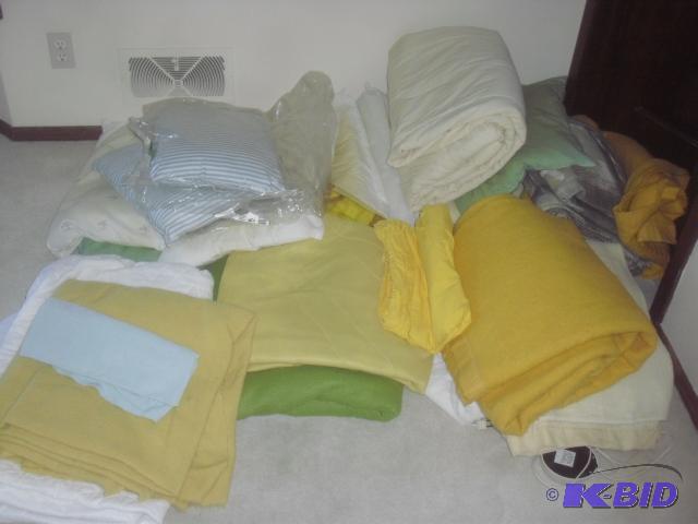 Large lot of Blankets and Pillows...