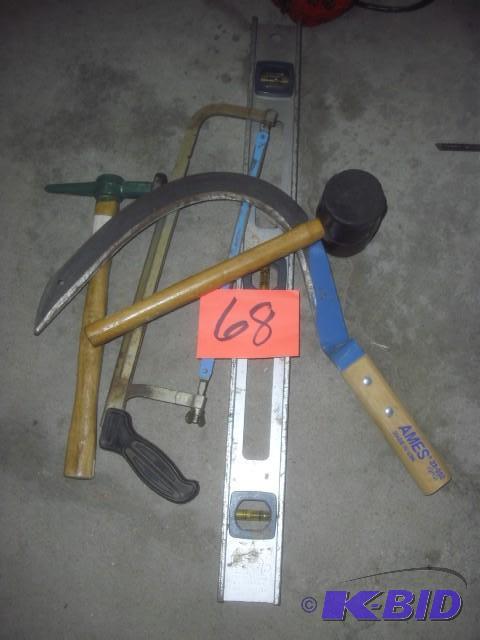 Misc. tools as pictured.. Hammer and Sickle....