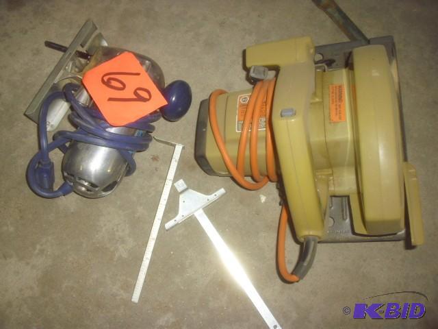 Black and Decker 7 14 in skill saw Jig Saw...
