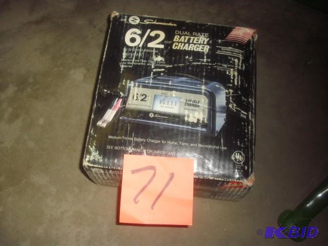 Schumacher, 62 Dual Rate Battery Charger...