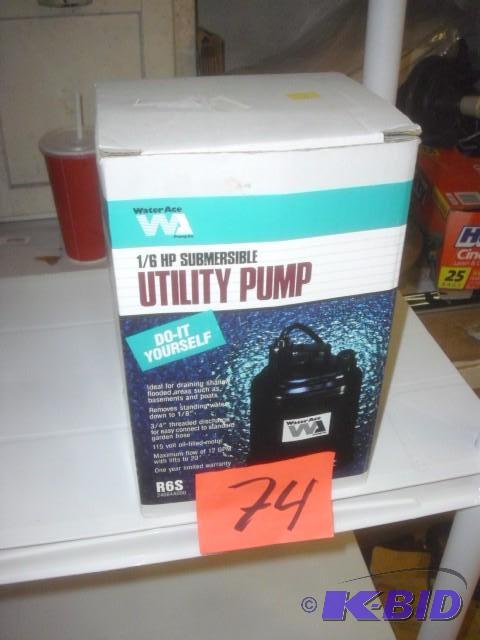 16 H.P. WA Sump pump.. Owner says it works g...