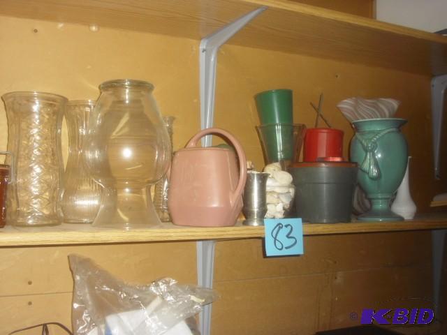 Misc. Vases as pictured. Bring your own boxes...