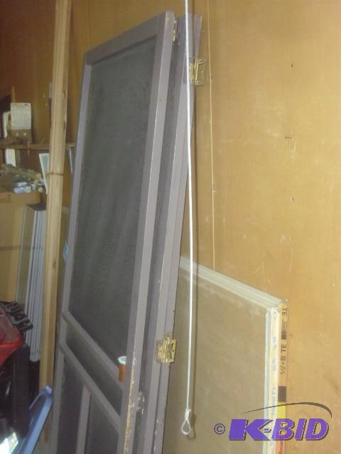 3, Screen Doors cut to fit into a Garage Door...