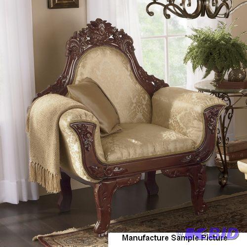 Decorative Carved Chair - With ornately carve...