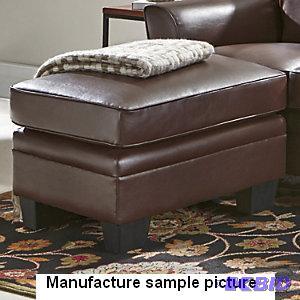 Braddock Ottoman&nbsp -With textured, brown ...