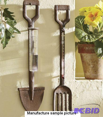 Backyard Thermometer &amp Rain Gauge -Ther...