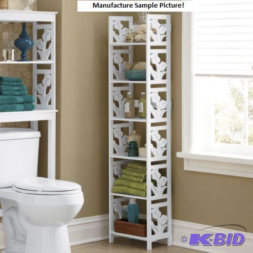 NEW White Tulip 6 Tier Shelving Tower - 6-Tie...