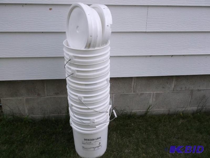 6 Good clean food grade 5 gallon pails....