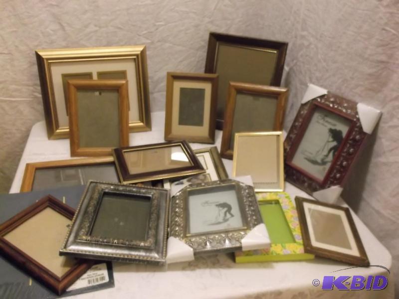 Large lot of Picture frames some new in packa...