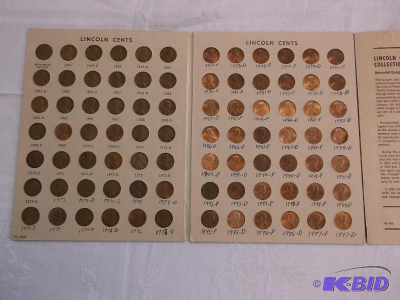United States cents collection starting 1959 ...