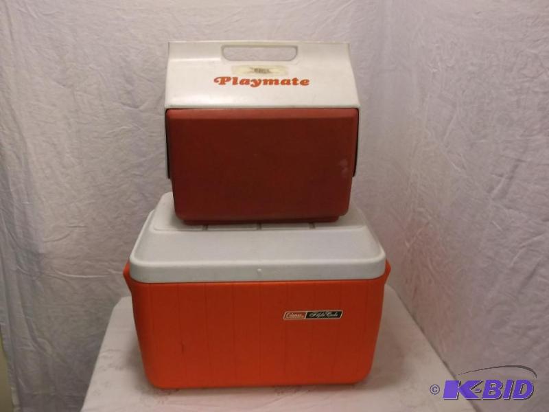 Colemen &amp Playmate coolers both appear in...