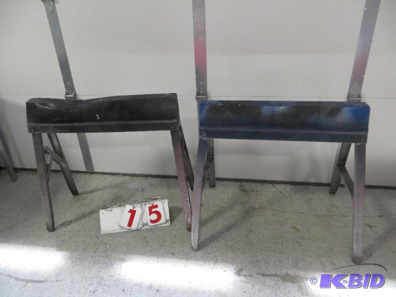 lot 15 image: Pair of Folding Saw Horses....