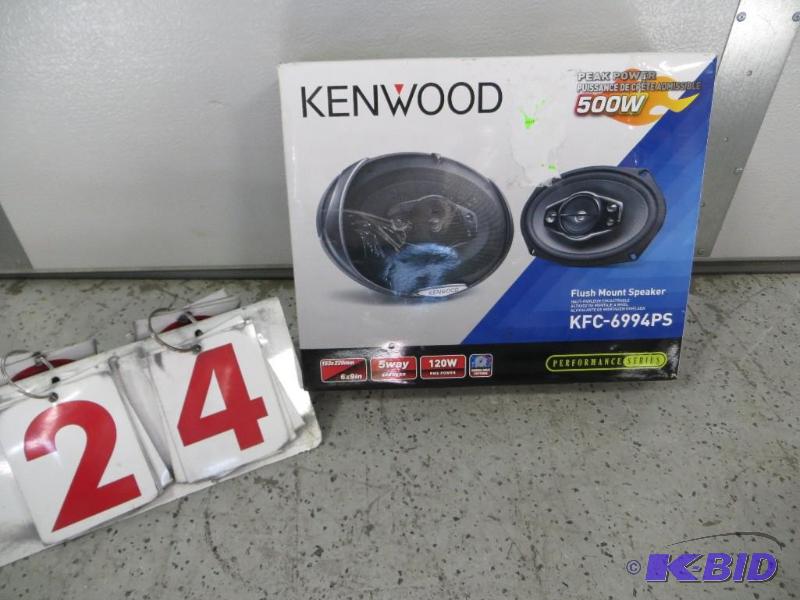 lot 24 image: Kenwood Flush Mount Speaker. KFC-6994PS. New....
