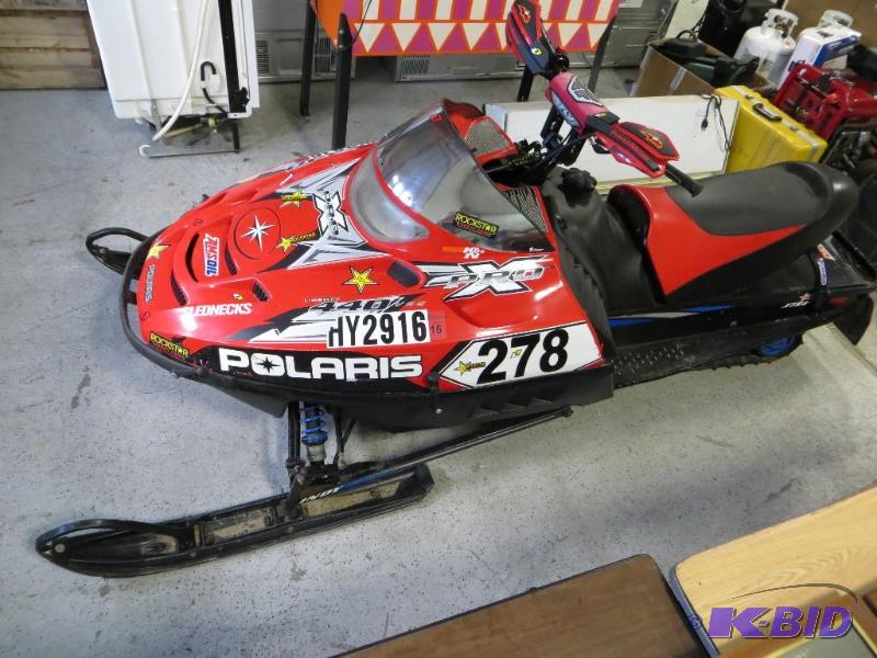 lot 3 image: 2001 Polaris 440 VES ProX Snowmobile. 1846 mi...