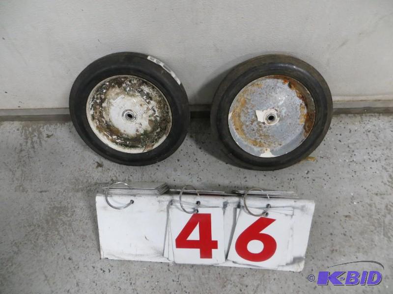 lot 46 image: Lot of 2 10 x 175 wheels...