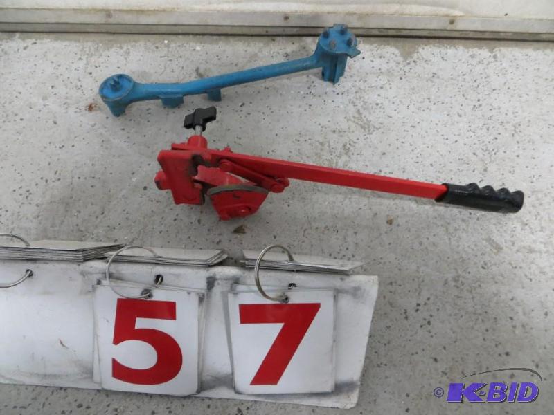 lot 57 image: Lot of 2 50 gallon barrel openers....