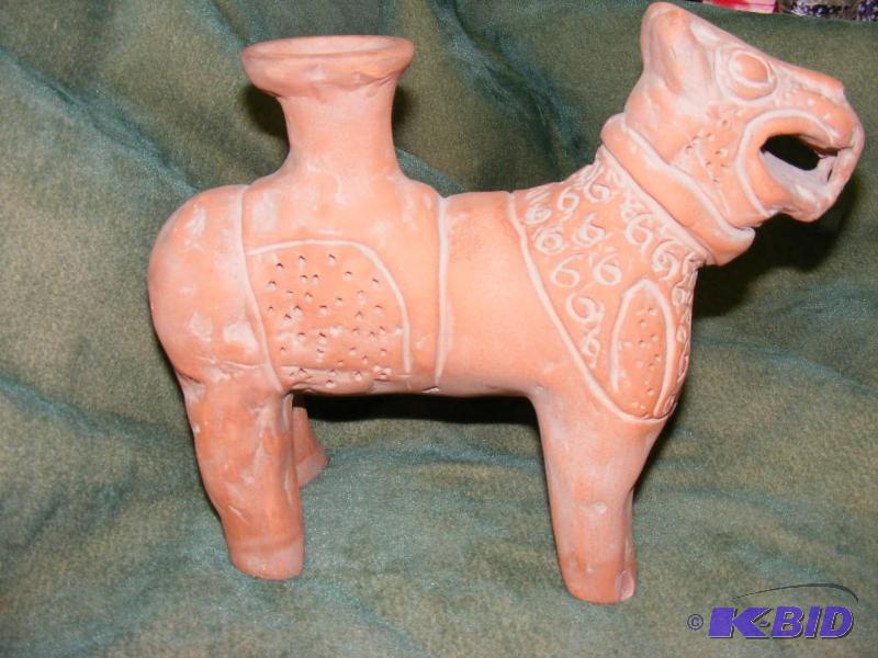 effigy pot, made in Mexico or Central America...